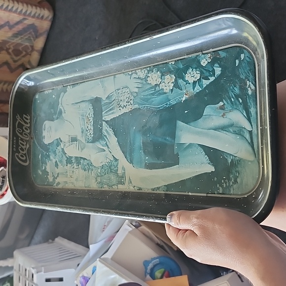 Coca Cola Other - Vintage Coca Cola Metal Collector's Beverage TraySign  Fun Retro Decor